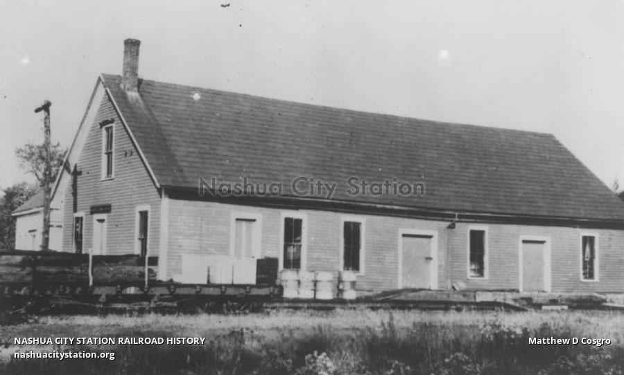 Postcard Railroad Station, Monson, Maine Railroad History