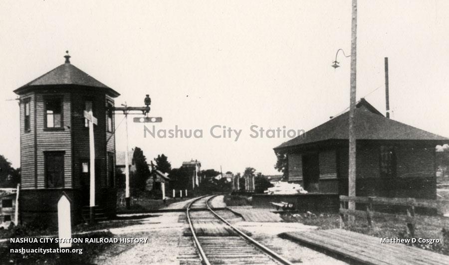 Postcard Mechanics Falls, Maine Railroad History