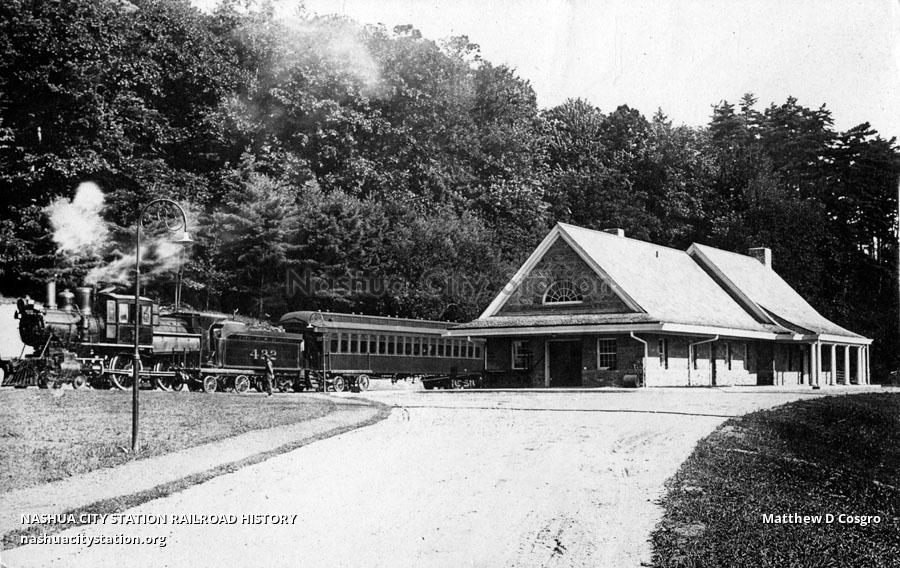 Postcard Railroad Station, Cooperstown, New York Railroad History
