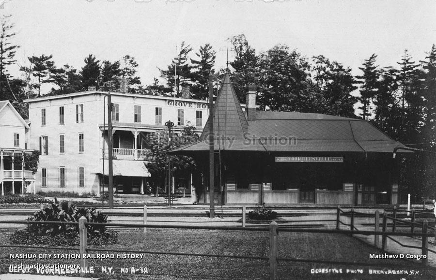 Postcard Depot, Voorheesville, New York Railroad History