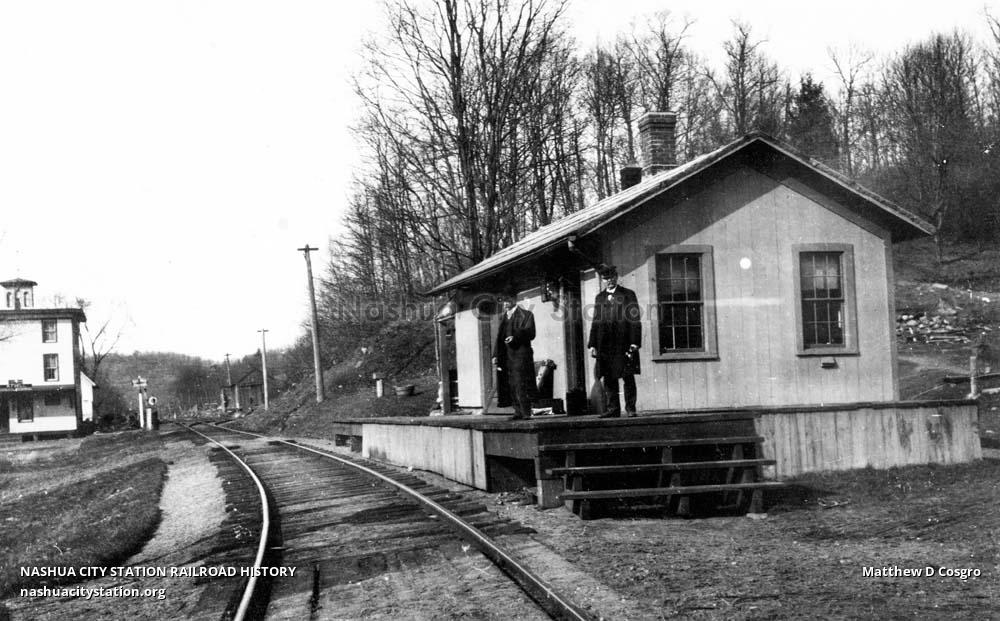 Postcard Railroad Station, West Morris, Connecticut Railroad History