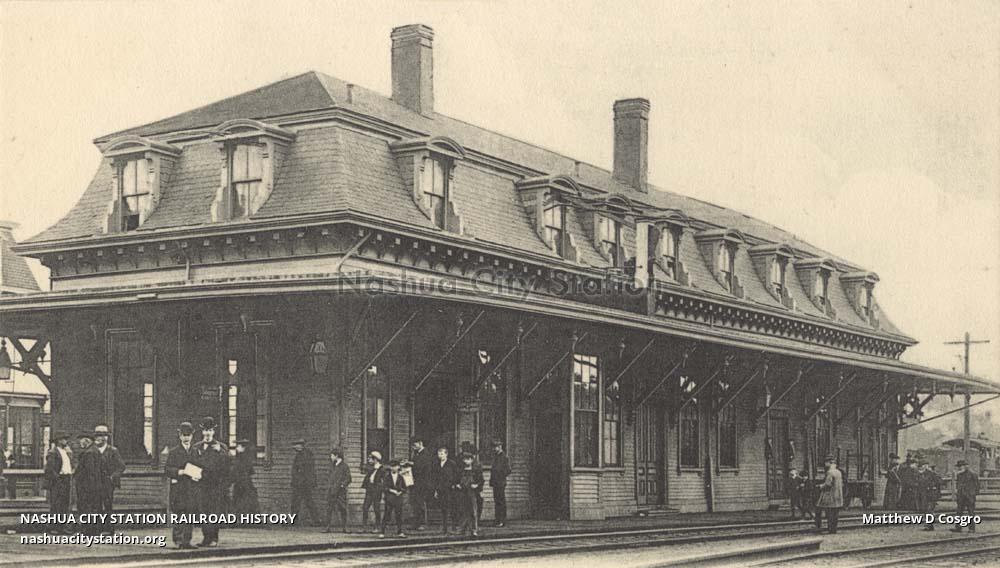 Postcard The Old Depot, New York, New Haven & Hartford Railroad