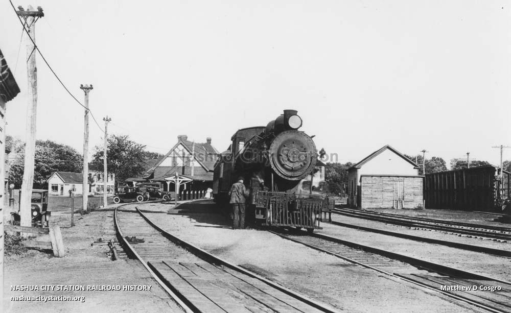 Postcard New Haven Railroad 1273 at Cohasett, Massachusetts