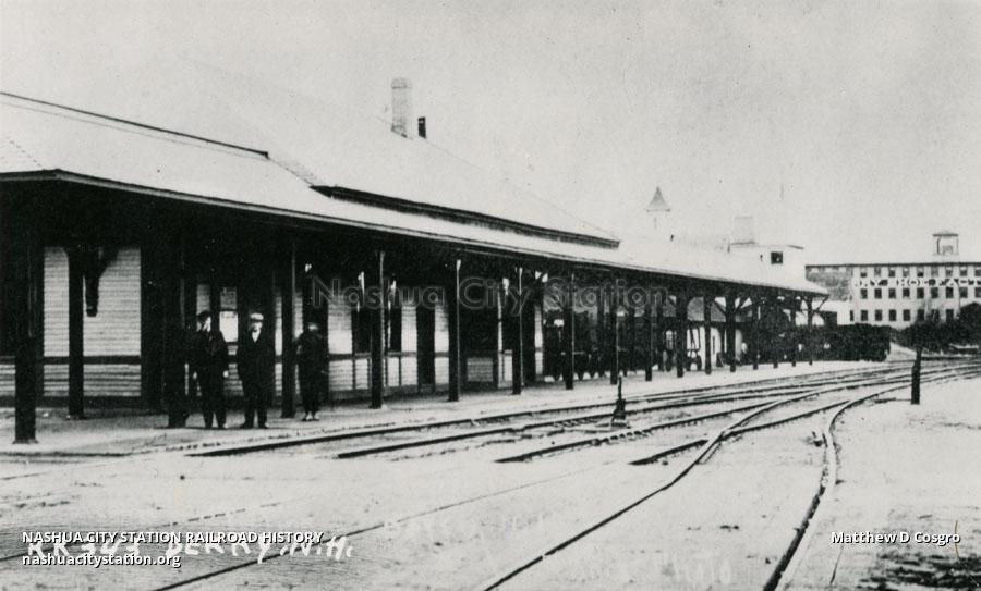 Postcard Derry, New Hampshire Railroad History