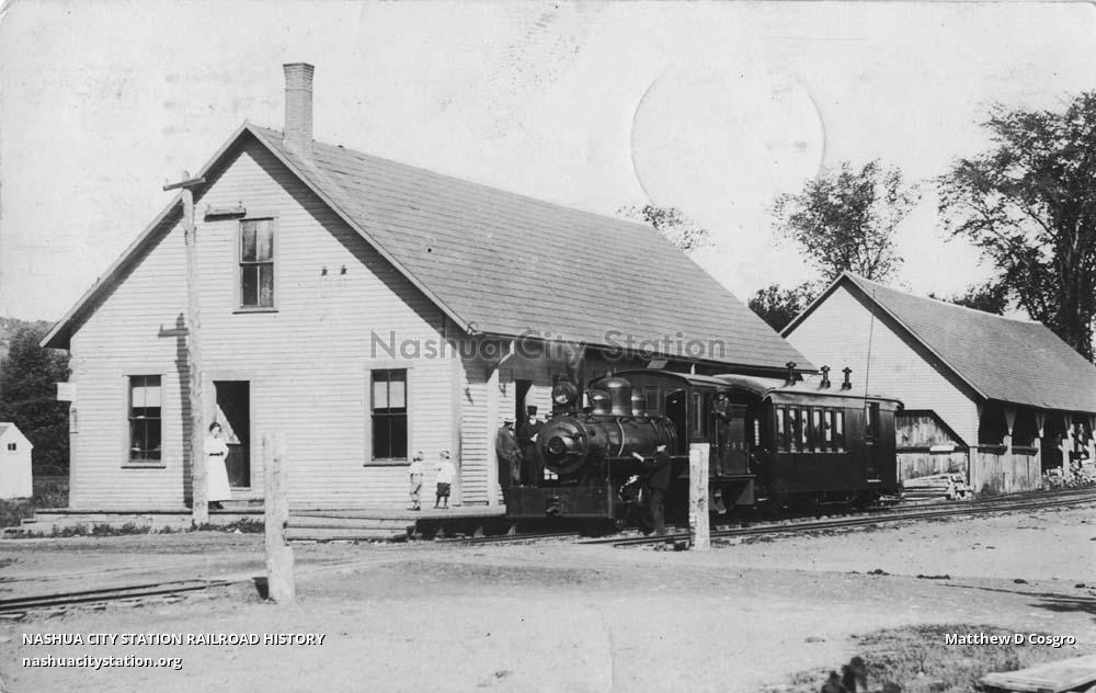 Postcard Railroad Station, Monson, Maine Railroad History