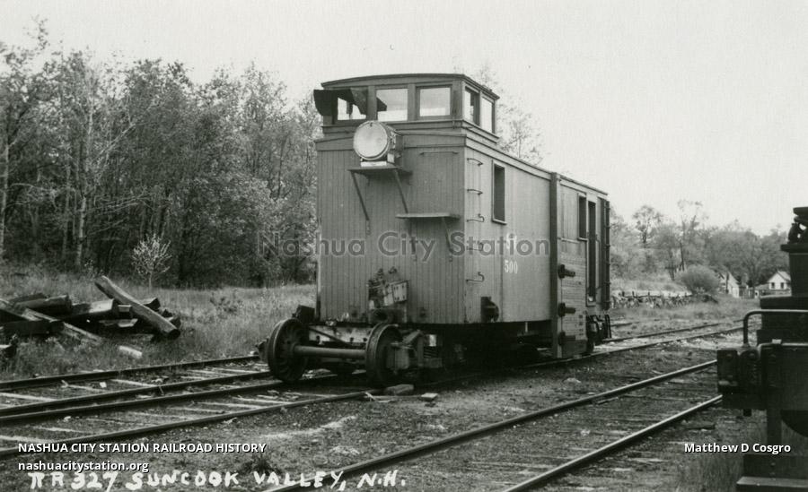 Postcard Suncook Valley , N.H. Railroad History