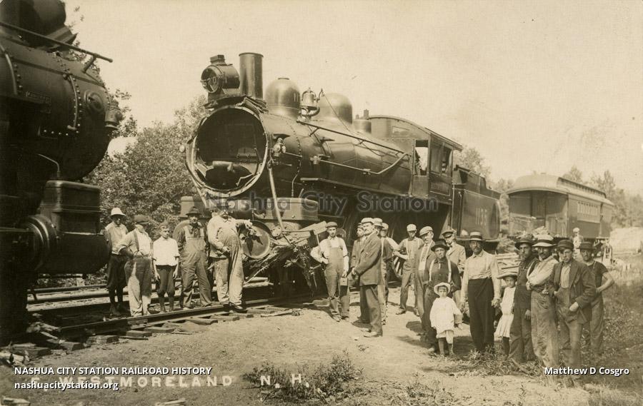 Postcard East Westmoreland, New Hampshire Railroad History