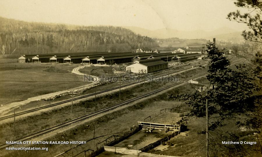 Postcard New Hampshire Stave & Heading Mill, North Stratford, New