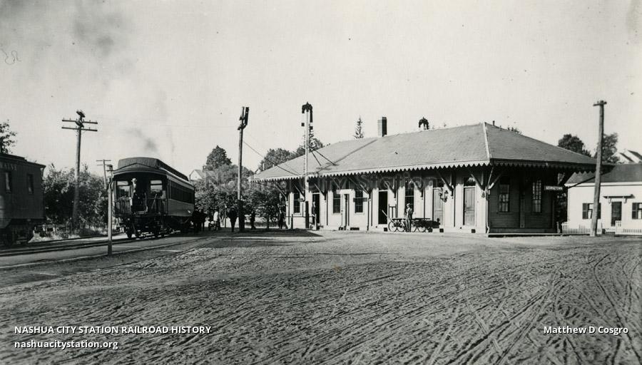 Postcard Massachusetts Railroad History