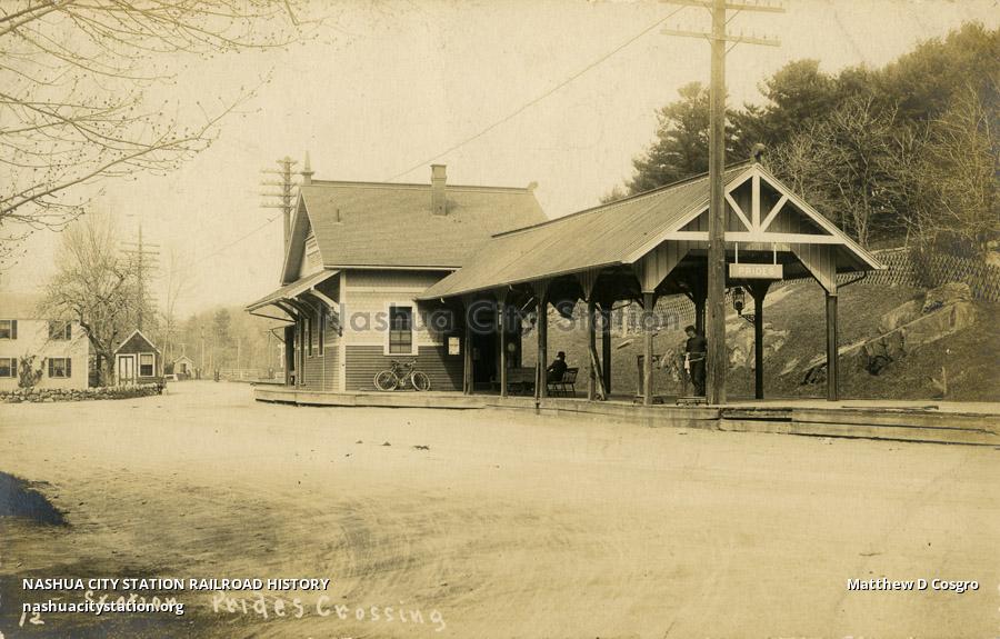 Postcard Station, Prides Crossing Railroad History