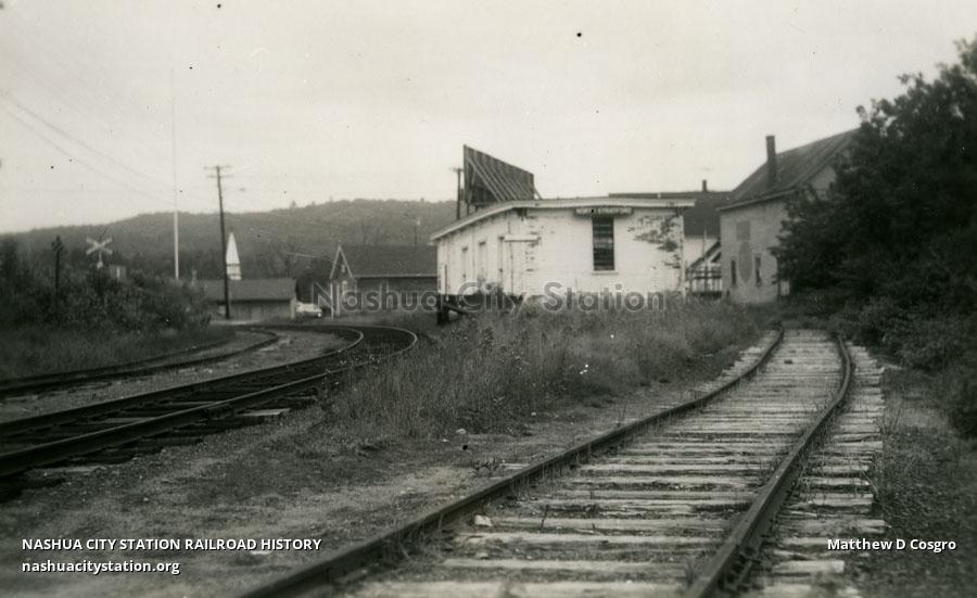 Postcard North Stratford freight house Railroad History