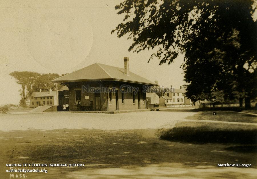 Postcard Railroad Station, Sandwich, Massachusetts Railroad History