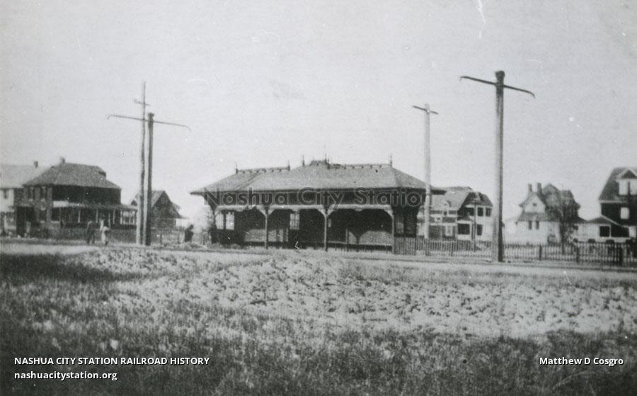 Postcard Kenberma, Hull, Massachusetts Railroad History