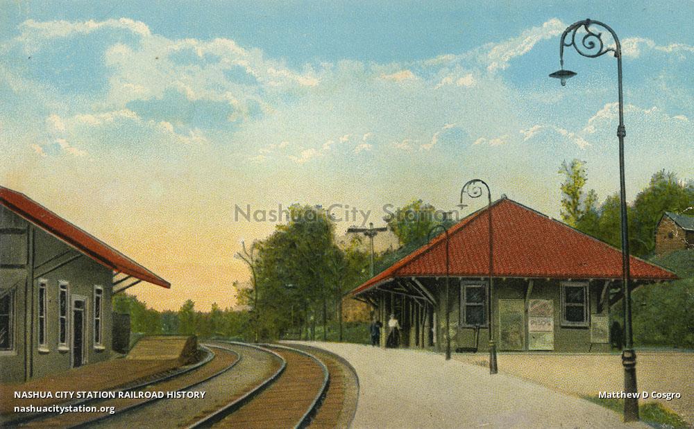 Postcard Railroad Station, East Hampton, Connecticut Railroad History