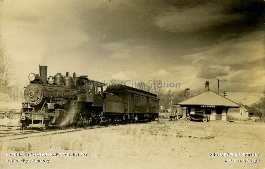 Postcard Suncook Valley Railroad 1 at Centre Barnstead, New Hampshire