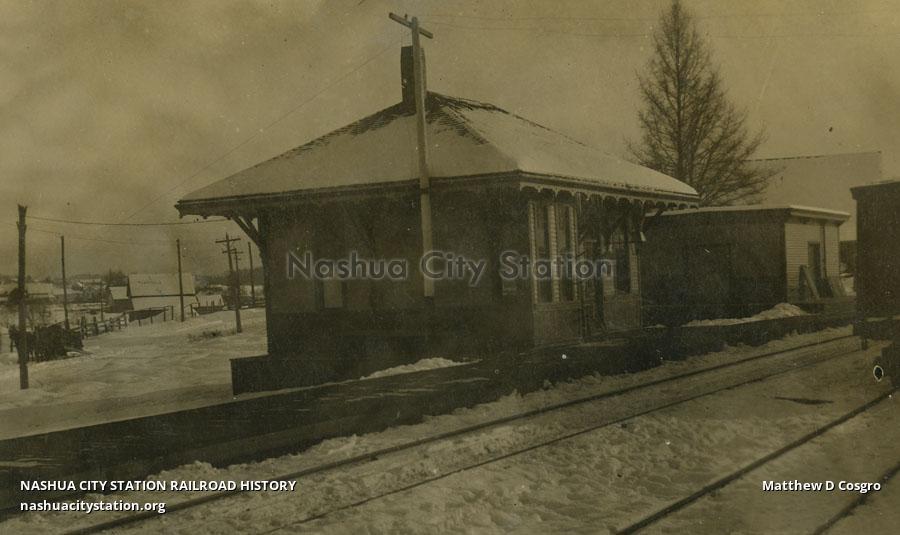 Postcard Riverton Station, Jefferson, New Hampshire Railroad History