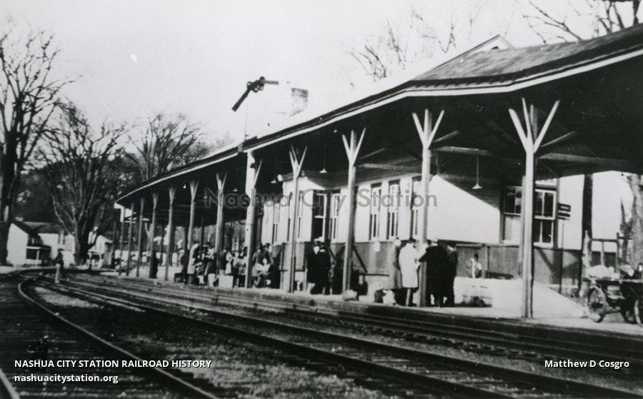 Postcard Railroad Station, Lee, Massachusetts Railroad History