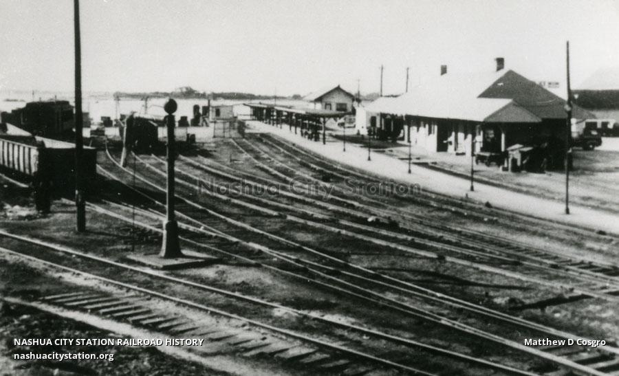 Postcard Railroad Station, Woods Hole, Massachusetts Railroad History