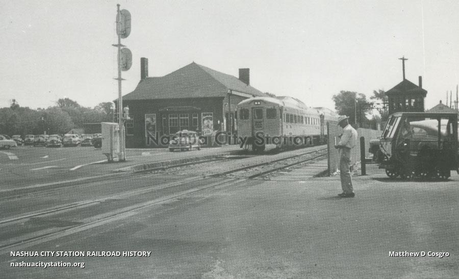 Postcard New Haven Railroad at Braintree, Massachusetts Railroad History