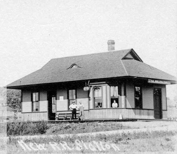 Postcard Views of South Willington, Connecticut Railroad History