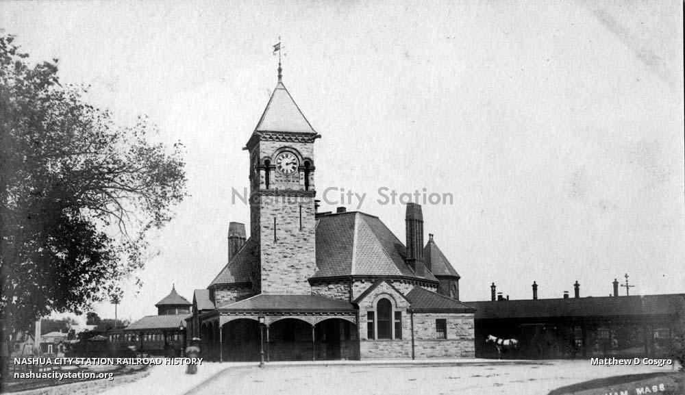 Postcard Depot, Dedham, Massachusetts Railroad History