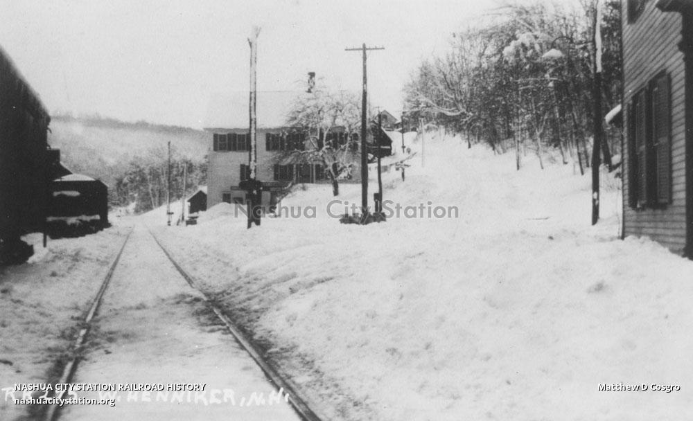 Postcard West Henniker, New Hampshire Railroad History