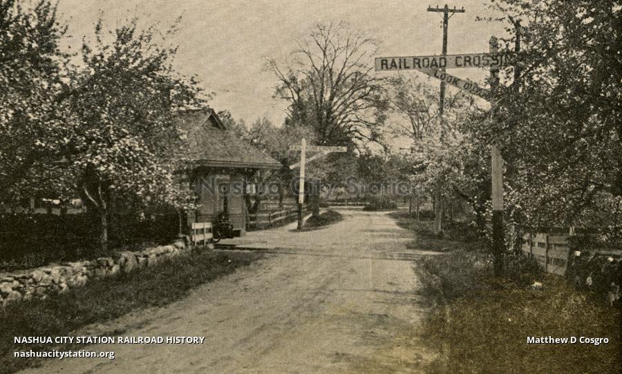 Postcard Baldpate Station, Massachusetts Railroad History
