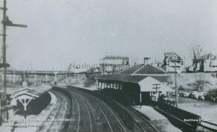 Postcard Atlantic Station, Quincy, Massachusetts Railroad History