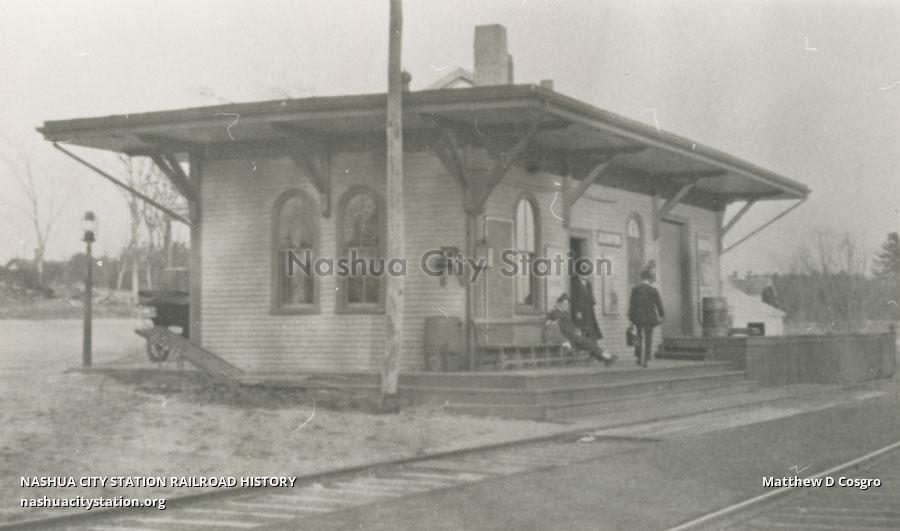 Postcard New Haven Railroad Station, Plympton, Massachusetts Railroad History