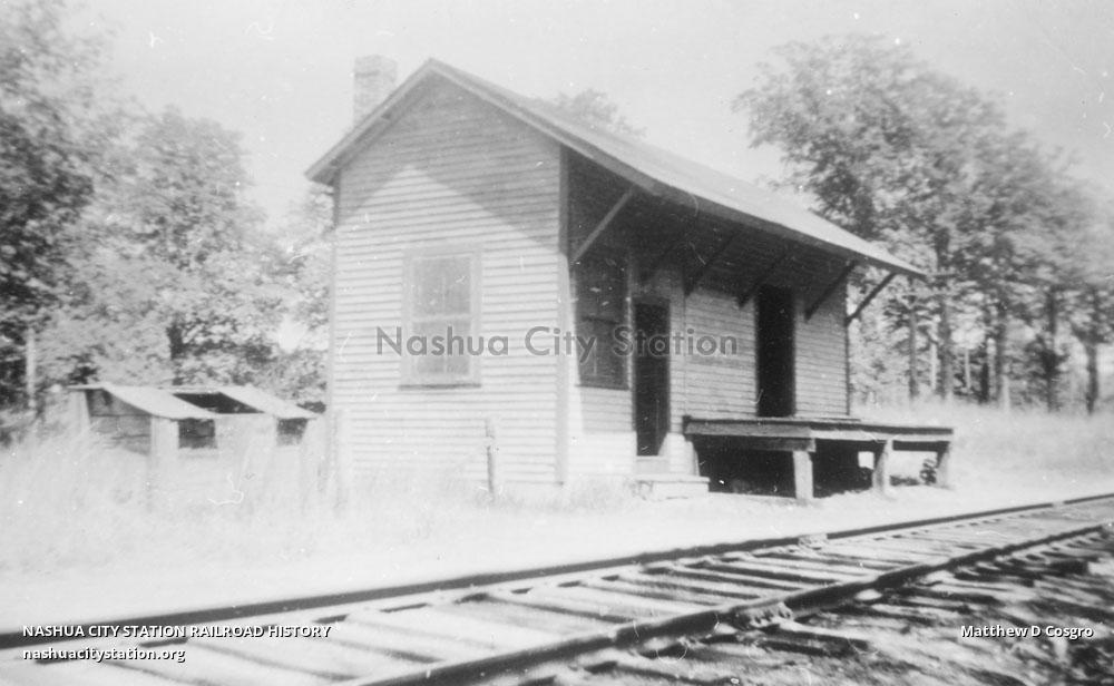 Postcard Railroad Station, Scotland, Connecticut Railroad History
