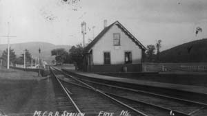 Maine Central Railroad Station, Frye, Maine