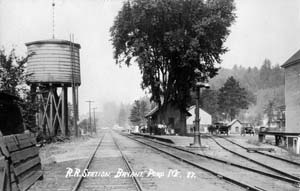 Railroad Station, Bryant Pond, Maine
