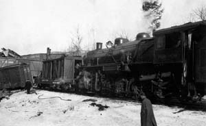 Wreck on the Grand Trunk Railway at Portland, Maine