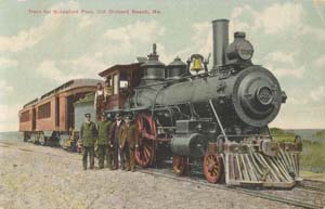 Train for Biddeford Pool, Old Orchard Beach, Maine