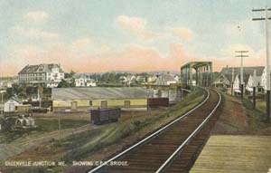Greenville Junction, Maine showing Canadian Pacific Railroad bridge