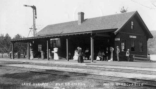 Railroad Station, Lake Sunapee, New Hampshire