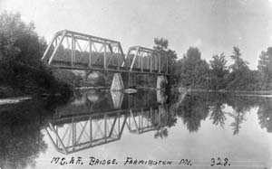 Maine Central Railroad Bridge, Farmington, Maine