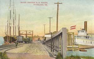 Maine Central Railroad Wharf, Rockland, Maine