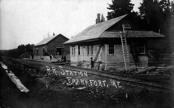 Railroad Station, Frankfort, Maine