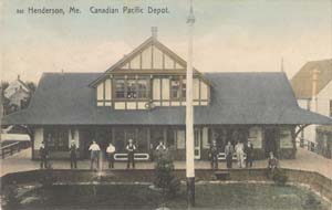 Henderson, Maine. Canadian Pacific Depot