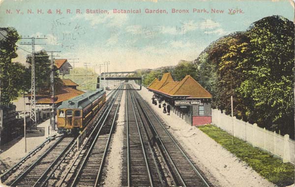 New York, New Haven & Hartford Railroad Station, Botanical Garden, Bronx Park, New York