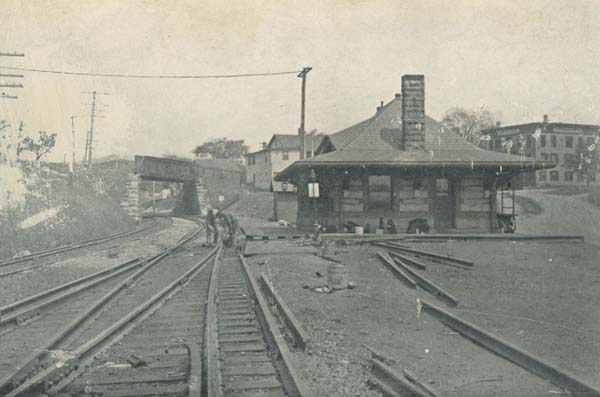 Railroad Bridge and Station, East Chatham, New York