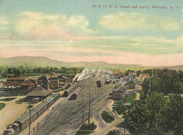 Delaware & Hudson Railroad Depot and Yards, Whitehall, New York
