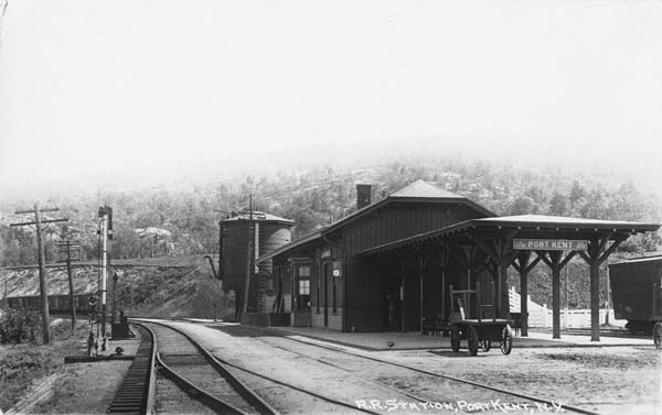 Railroad Station, Port Kent, New York