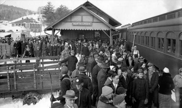 Winter Sports Excursion at North Creek, New York, February 10, 1935