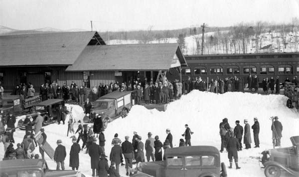 Winter Sports Excursion at North Creek, New York, February 10, 1935