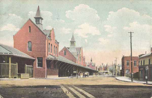 Depot at Saratoga, New York