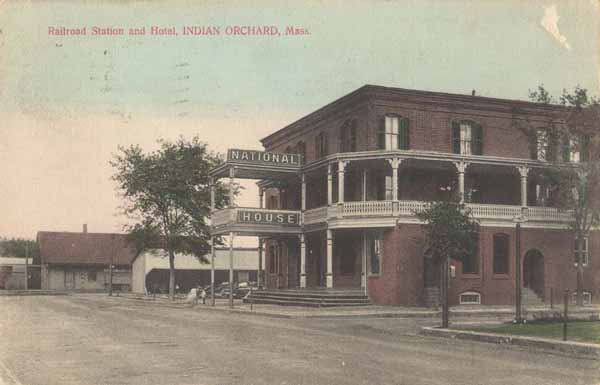 Railroad Station and Hotel, Indian Orchard, Massachusetts