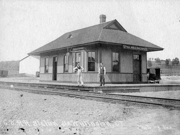 Central Vermont Railroad Station, South Willington, Connecticut