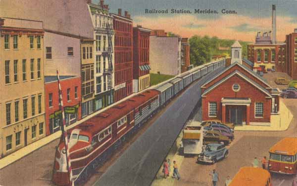Railroad Station, Meriden, Connecticut